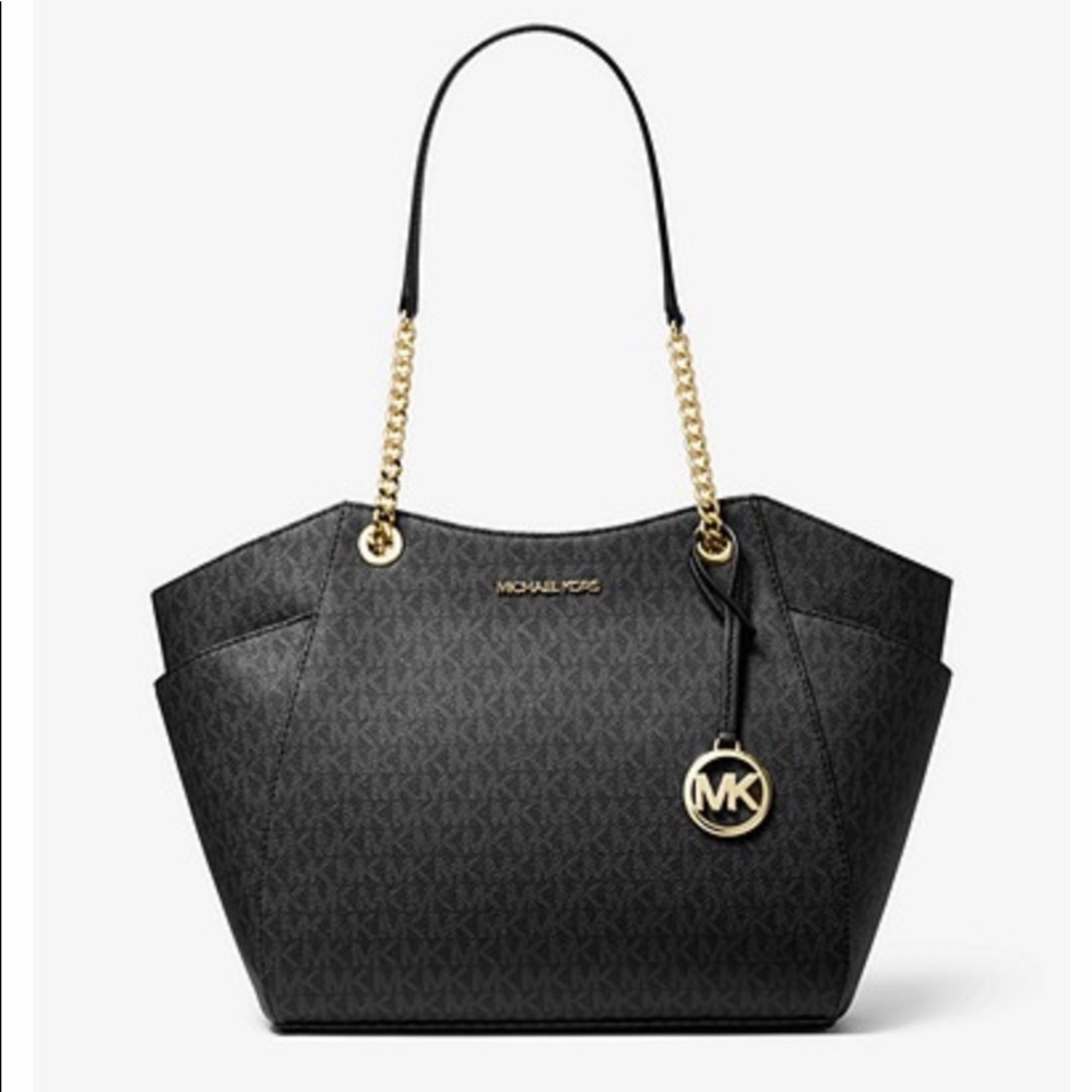 Authentic Michael Kors Jet set Large Logo Tote